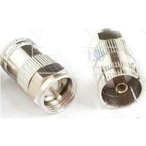 F Head Cable TV Connector Imperial Thread To TV Female Adapter Connector Small