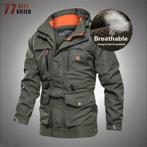 Big Size 6XL Military Bomber Jacket Men Autumn Quick Dry Multi-pocket Tactical Jackets Windbreaker Mens Waterproof Outdoor Coats