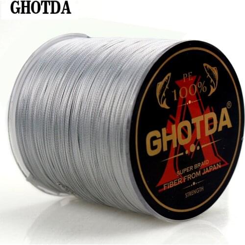 GHOTDA 300M 8 Strands 10-78LB New PE Braided Fishing Wire Multifilament Super Strong Fishing Line Japan Multicolour