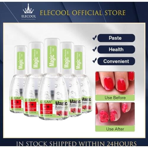 LULAA Nail Polish Burst Gentle Non-irritating And Not Hurting Nails Magic Gel Nail Polish Remover Soak Off Nail Cleaner TSLM1