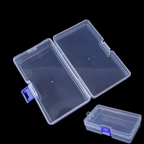 Plastic Storage Box Container Case Transparent Fishing Lure Tackle Hook Bait