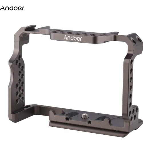 Andoer Aluminum Alloy Camera Cage Video Rig Replacement for Sony A7R III/ A7 II/ A7III