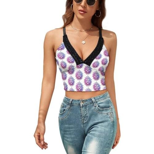 Supernatural Tank Top V-neck Chic Girl Camisole Hot Beach Blank Crop Top