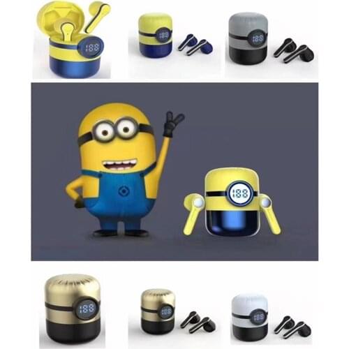 TWS Bluetooth 5.0 Earphones with Microphone Sports Waterproof Wireless Headphones Headsets Touch Control Music Earbuds For PS4