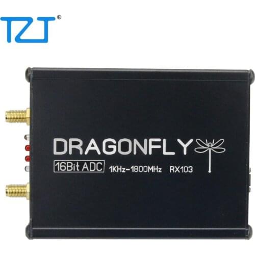 TZT RX103 1KHz-1800MHz SDR Radio Receiver High Sensitivity 16Bit Direct Sampling Crystal Oscillator