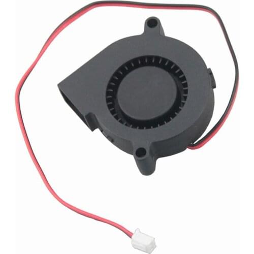 Gdstime 1 Piece 5015 DC 12V 50mm x 15mm Blushless Centrifugal Blower Cooling Fan 5cm 0.06A PC Computer Case Cooler 2Pin