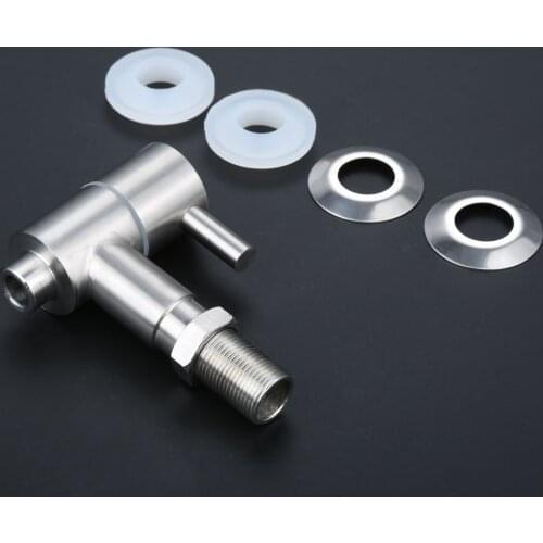 1Pc Beer Tap Faucet Stainless Steel Adjustable Beer Water Drinks Dispenser Spigot Home Rust-proof Ceramic Wine Barrel Faucet Tap