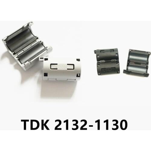 11mm Inner Diamater Clip-on RFI EMI Filter Ferrite For TDK 2132-1130 Gray Black