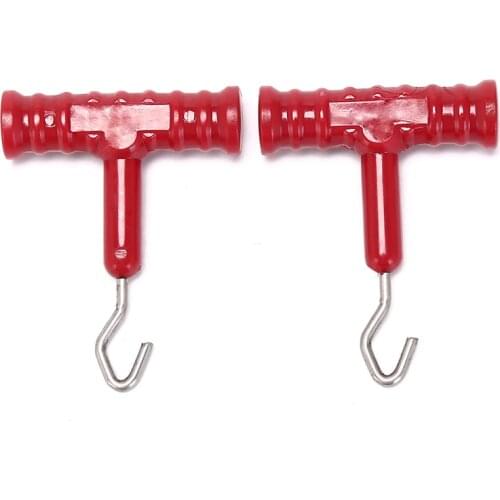 2Pcs/lot Knot Rig Puller Knot Tester Tightener Carp Terminal Tackle for Hair Rig Method Feeder Sets Tool Tackle