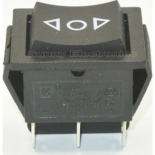 50pcs 6 Pin DPDT (ON)-OFF-(ON) Power Window Momentary Rocker Switch AC 250V/20A 125V/15A