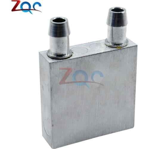 Aluminum Water Cooling Cooler Heatsink Block 40x40x12mm For CPU LED TEC1-12706 40*40*12