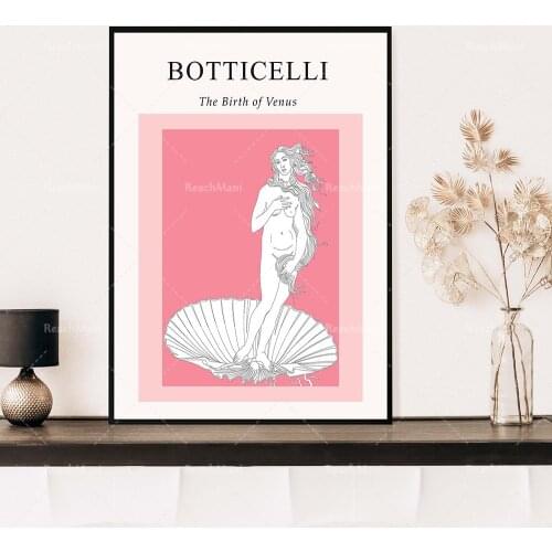 Art Print Museum Poster, Abstract Artwork Medieval Modern Poster, Aphrodite Poster Print, Venus Wall Art Poster Print Edition