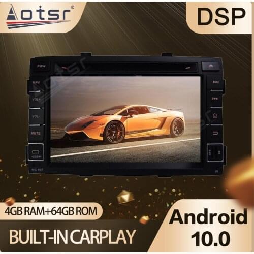 Android 10.0 64GB Car Radio Multimedia Player For kia SORENTO 2010-2012 GPS Navigation Headunit Stereo Auto Audio Video Carplay