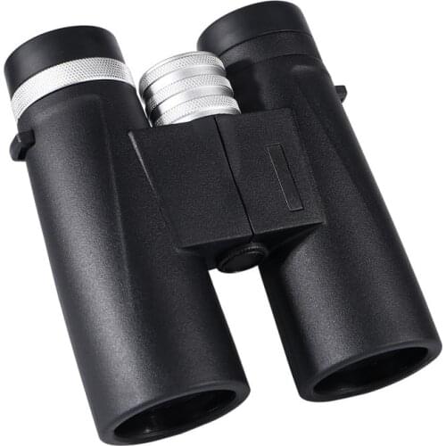 10x42 Metal Handwheel Binoculars, Wide-angle Large Eyepiece Binoculars Professional Spotting Scope Telescope Eyepiece