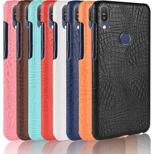 For Asus Zenfone Max Pro (M1) ZB601KL Case PU Luxury Crocodile PC Hard Cover For Asus Zenfone Max Pro M1 ZB602KL Phone Case
