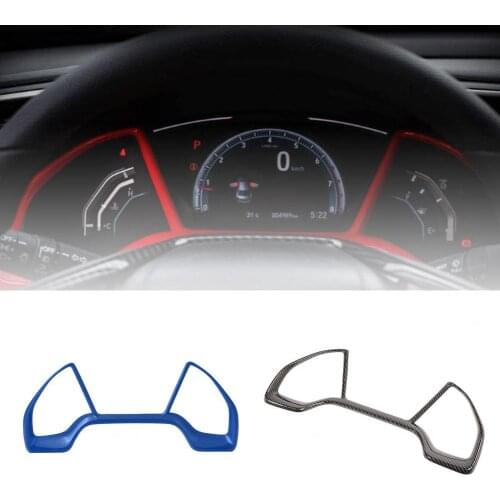 Dashboard Frame Decorative Sticker Trim Cover for Honda Civic 10th Gen 16-20