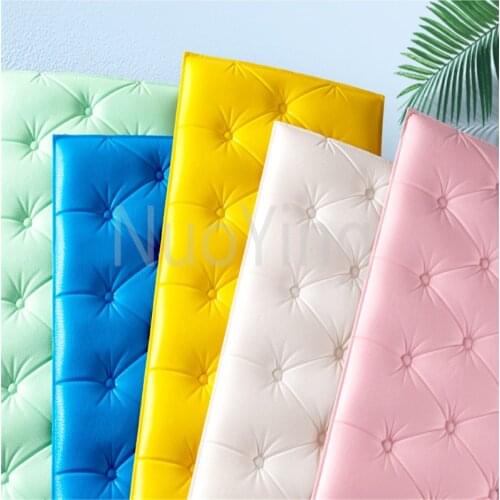 Childrens Anti-collision Wall Sticker Soft Bag Self-adhesive Wall Decoration Headboard Soft Bag Protection Wall Sticker