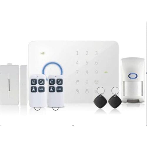 GSM/RFID Burglar Alarm System App Remote Control