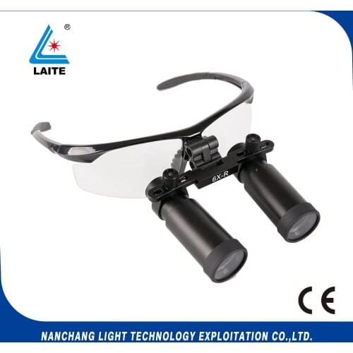 Surgical Medical 6.0x Magnifications Binocular Loupes Surgical Medical Frame 420mm free shipping-1set