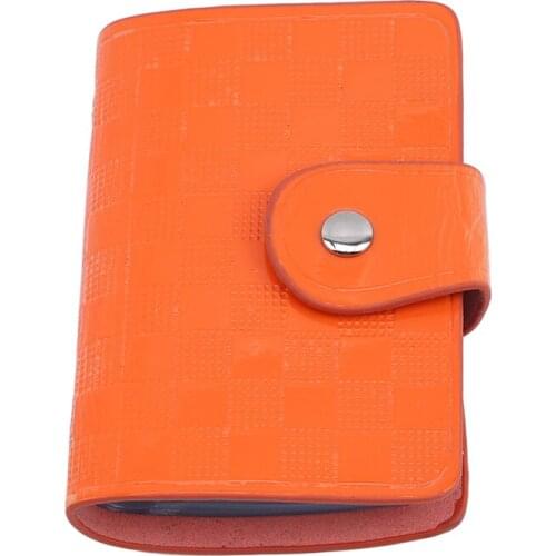 Beautifully Designed New Arrival Fashion Multicolor Pu Leather Plaid Credit Card Package Folder Card Case Women Bag mens Bag