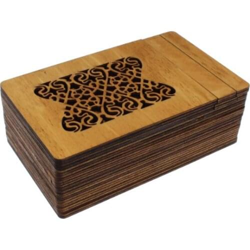 Gruelling IQ Test Wooden Box Puzzle Brain Teaser Magic Puzzles Game for Adults Children
