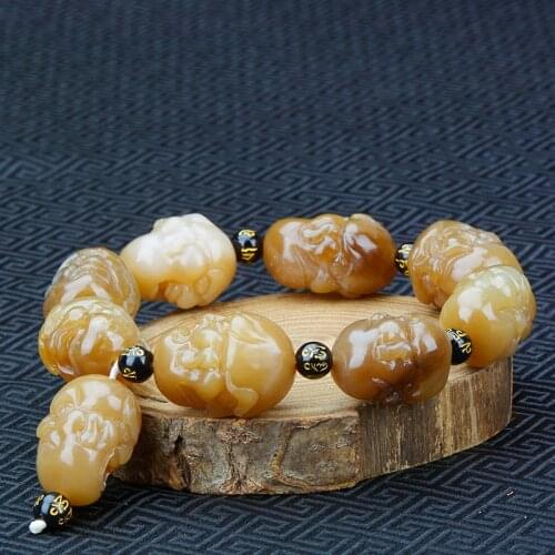 Genunine hetian jade bracelets bangle hand-carved Buddha head jadite jade bracelet raw jade jewelry real jade bracelets bangle