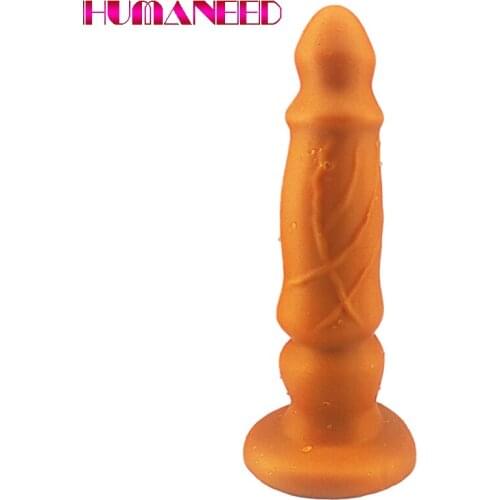 New Liquid Silicone Huge Anus Dildo Big Butt Plug Vagina Anal Expander Stimulator Prostate Massager Adult Sex Toys For Men Women