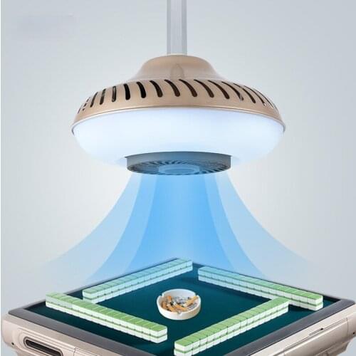 Air Purification Ceiling Fan Light Living Room Tea House Restaurant Light Smoking Light Mahjong Machine Ceiling Fans with Lights