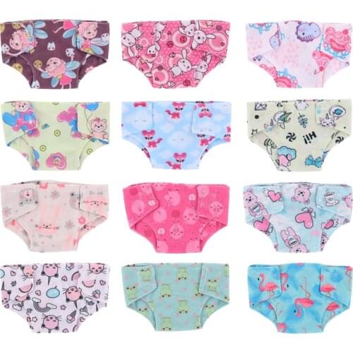 Plush Suede Underwear Animal Panties Doll Clothes Fit 18 Inch American&43 CM Born Baby Doll,Girls Toys,Our Generation,Gift