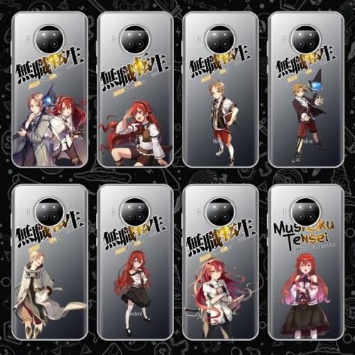 Mushoku Tensei Jobless Reincarnation Phone Case Transparent for Xiaomi mi Redmi note 10 t 8 9 pro lite 11 Samsung S 8 9 10 20
