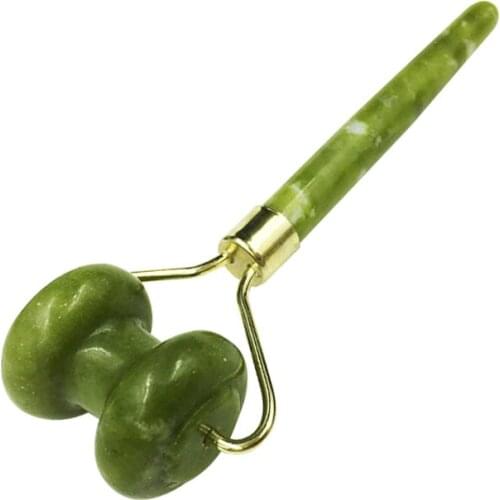 100% Natural Jade Beauty Facial Roller for Facial Massage Face Lift Anti-Wrinkles Slimmer Neck Massager for Skin Care
