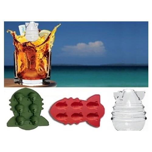Bomb Shape Silicone Ice Cube Tray