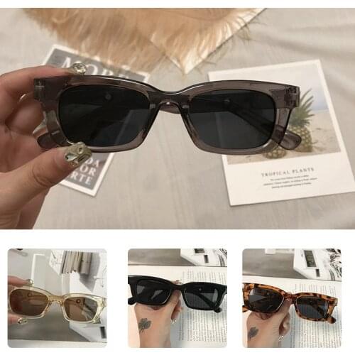 1PCs New Women Rectangle Vintage Sunglasses Brand Designer Retro Points Sun Glasses Female Lady Eyeglass Cat Eye Driver Goggles