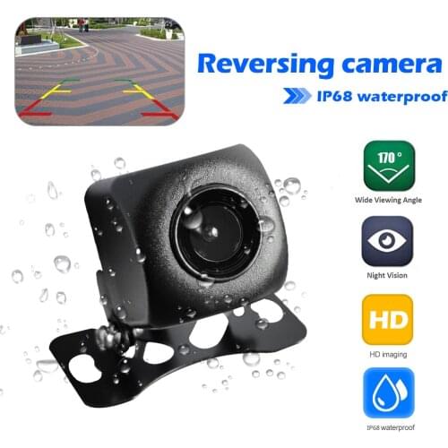 Universal Car Rear/Front View Camera HD Starlight Night Vision Reverse Camera 170 Degree Vehicle Parking Backup Cam