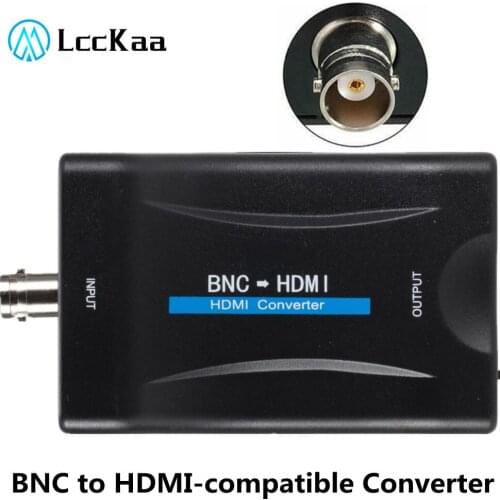 BNC To HDMI-compatible Converter 1080P/720P Display Video Adapter Surveillance Monitor for DVR Detector BNC TV Signal Converter