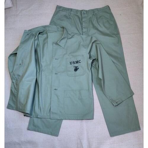 WWII WW2 USMC U.S. MARINES HBT FIELD MILITARY UNIFORM USMC