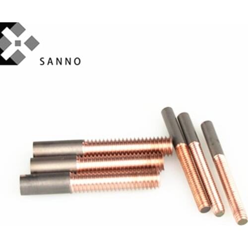 CT40B Tungsten copper thread rod M3x0.5mm - M20X2.5mm copper tungsten tapping electrode CuW alloy tap