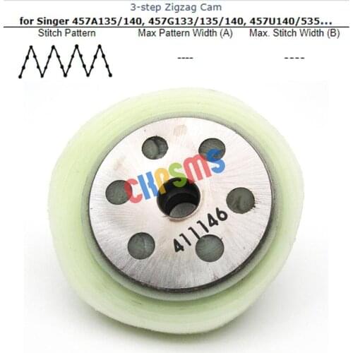 1 PCS #411146 NEEDLE VIBRATING CAM fit for SINGER 107G,107W,457G,457U