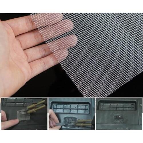 3PC Car Bumper Stainless Steel Repair Net Plastic Crack Repair Hole Repair Mesh Net