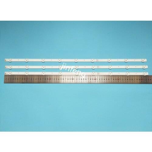 30pcs x 32 inch Universal LED Backlight Lense Aluminum Plate Strips SVA75DA03 for Samsung/ for LG for Sharp TV 9-LEDs 630mm 3v