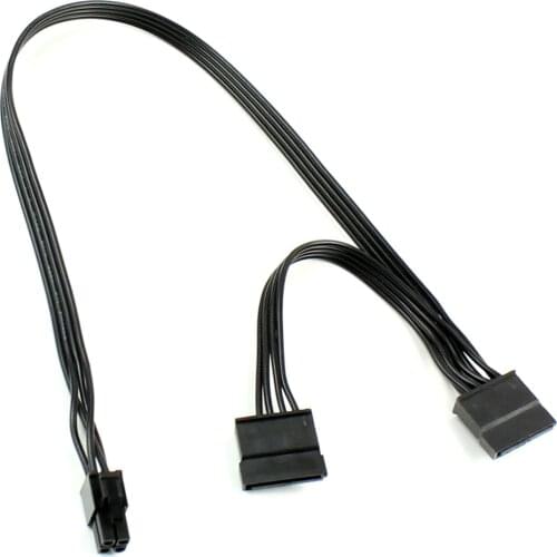 4Pin 18AWG Wire for SSD 4pin to Sata Power Supply Splitter Cable Cord for Huawei RH2285V2 2288H V5
