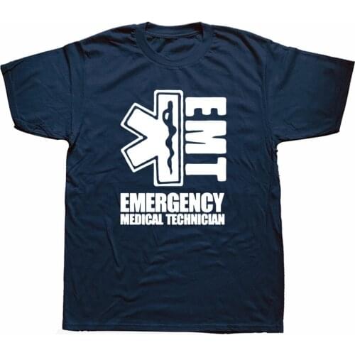 Emergency Medical Technician Service Paramedic First Rescue T Shirts Fashion New Cotton Short Sleeve O-Neck Harajuku T-shirt