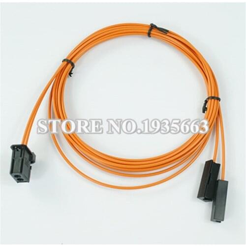 MOST Fiber Optic Cable Male & 2pcs break cable connector For Audi BMW Benz etc. 100cm Car Accessories Interior Car Decor