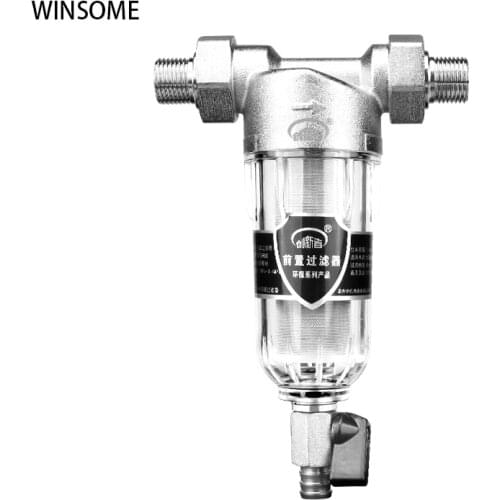 3/4inch Water Pipe purifier Backwash Well Water Tap Kitchen Water Filter Whole House Water Filter Large Flow