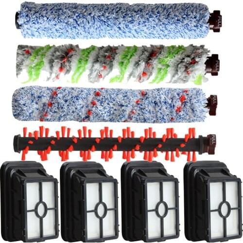 Hepa Filter Roll Brush for Bissell Crosswave 1785 1866 1868 2303 2305 2306 Series Vacuum Cleaner Floor Pet Carpet Brush