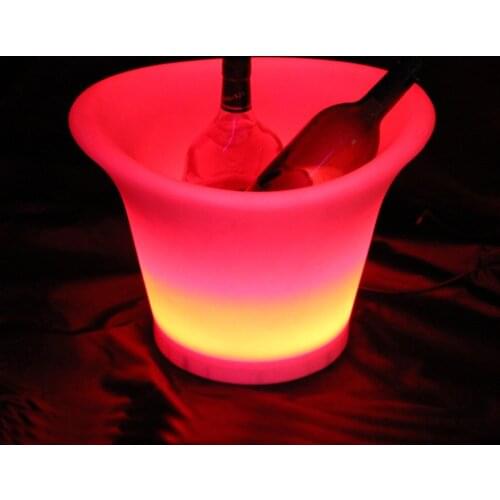 LED Ice Bar Bucket / Club Beer bucket/ LED Champagne bucket/led light ice bucket Free Shipping 50pcs/Lot