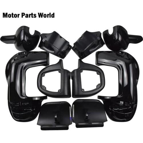 Motorcycle Lower Vented Leg Fairing Leg Warmer Glove Box For Harley Touring Street Glide Electra Road Glide FLHT FLHR 1983-2013