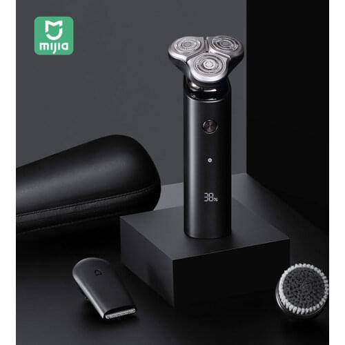 Xiaomi Mijia Electric Shaver Razor S500C 3 In1 Hair Trimmer Beard Type-C Charging IPX7 Waterproof Electric Face Brush For Men