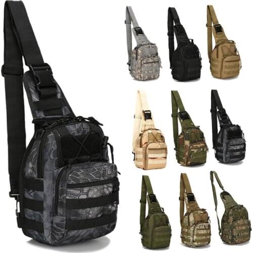 Hiking Trekking Backpack Sports Climbing Shoulder Bags Tactical Camping Hunting Daypack Fishing Outdoor Military Shoulder Bag ND