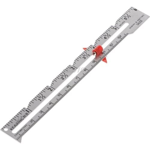 Sewing Gauge Knitting Gauge Garment Measuring Ruler Essential DIY Craft Tools Whosale&DropShip